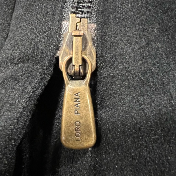 Loro Piana  Icer Storm System 100% Cashmere Coat Black Size XL MSRP $5,500 - Picture 5 of 6